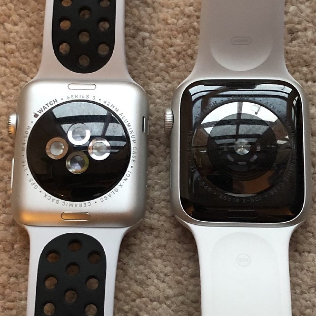 những điểm giống và khác nhau giữa Apple Watch 3 và 4 
